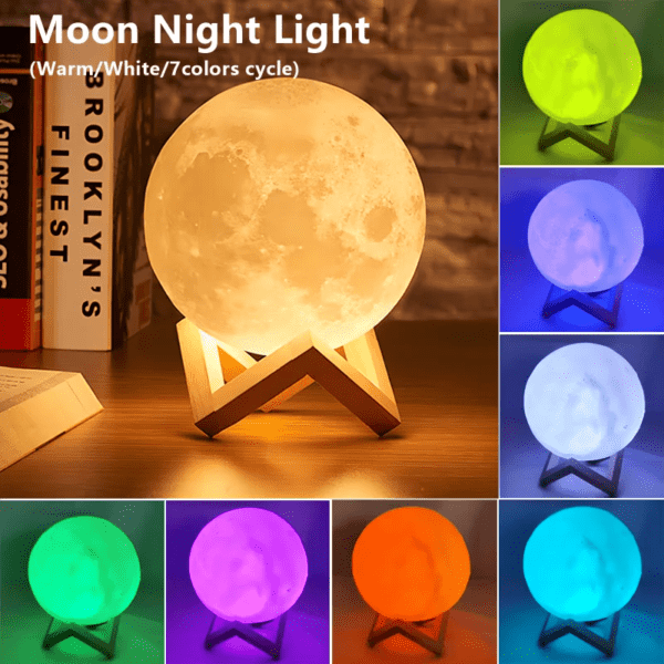 1405-2my1la.png 3D Moon Lamp - LED Night Light for Bedroom, Kids, Gifts & Home Decor